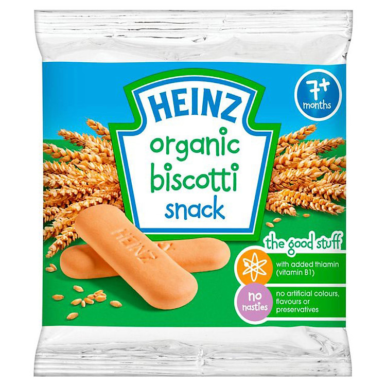Bánh Qui Dành Cho Trẻ Biscotti Heinz Vị Truyền Thống (60g x 12 Gói)