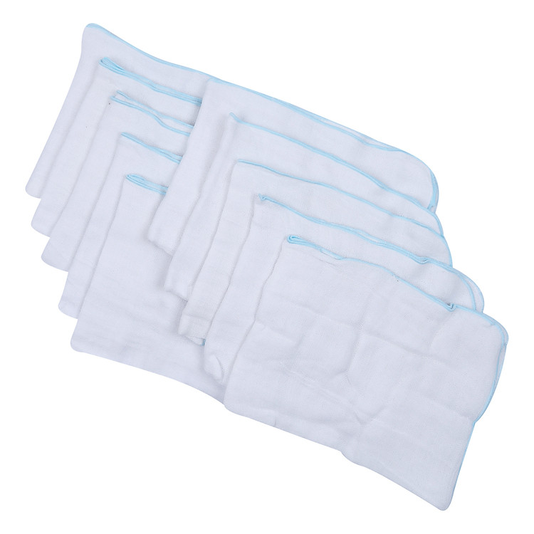 Combo 20 Khăn Sữa Vải Gạc 5 Lớp Cao Cấp Mihababy K01 - 25x30cm