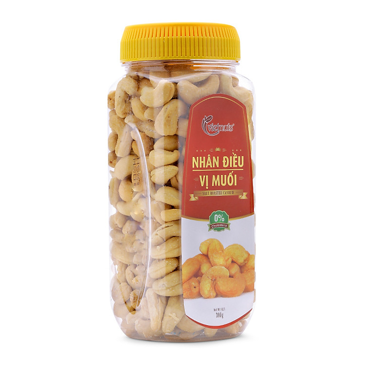 Nhân Điều Vị Muối Vietnuts Hộp (300g) - HV005
