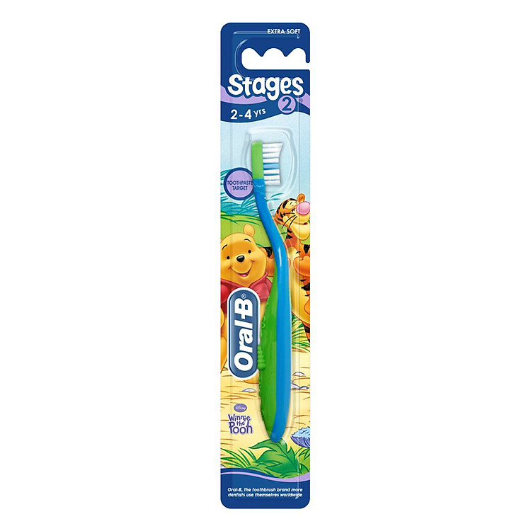Bàn Chải Đánh Răng Cho Bé Từ 2 - 4 Tuổi Oral-B Stages 2