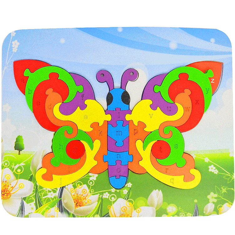 Đồ Chơi Gỗ Ghép Hình Puzzle Tottosi Bướm 303005 (29 Mảnh Ghép)