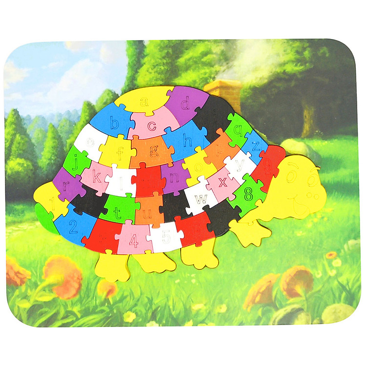 Đồ Chơi Gỗ Ghép Hình Puzzle Tottosi Rùa 303006 (40 Mảnh Ghép)