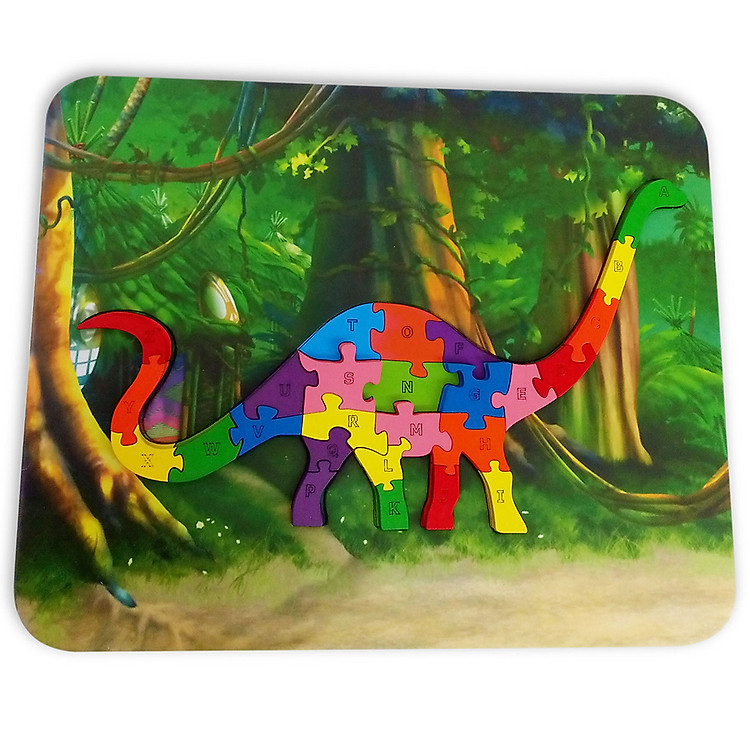 Đồ Chơi Gỗ Ghép Hình Puzzle Tottosi Khủng Long Peppi 303025 (26 Mảnh Ghép)