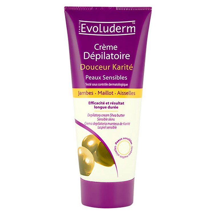 Kem Tẩy Lông Evoluderm Bơ Hạt Mỡ Shea Butter - Sensitive Skin - 3055 (150ml)