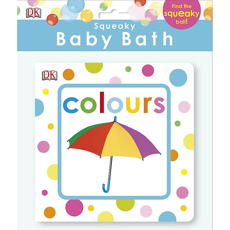 Sách Squeaky Baby Bath Book Colors
