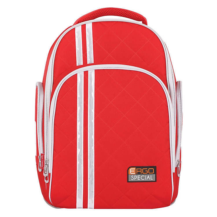 Balo Học Sinh Chống Lệch Vai Tiger Cầu Vồng 1741B – Đỏ