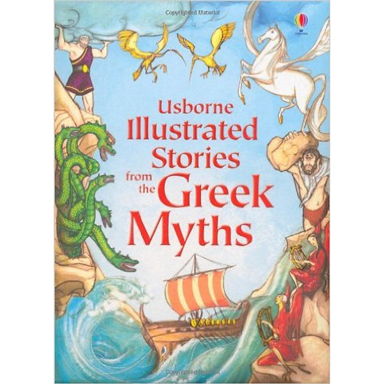 Sách Usborne Illustrated Stories from the Greek Myths