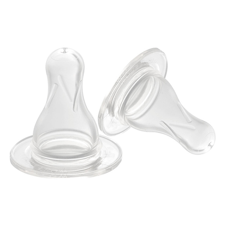 Vỉ 2 Núm Ty Cho Bình Pur Feeding PUR3206 (Size M - Dành Cho Bé Trên 3 Tháng)
