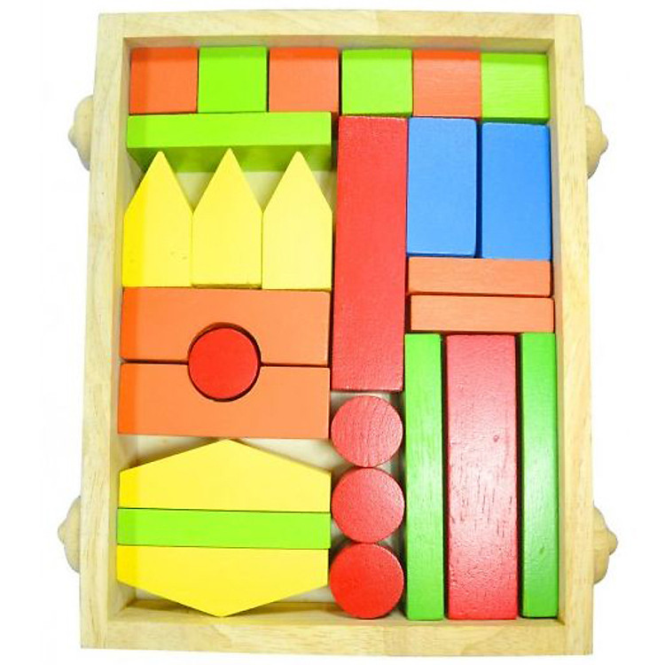 Đồ Chơi Gỗ Tottosi Block Xây Nhà 301008 (27 Mảnh)