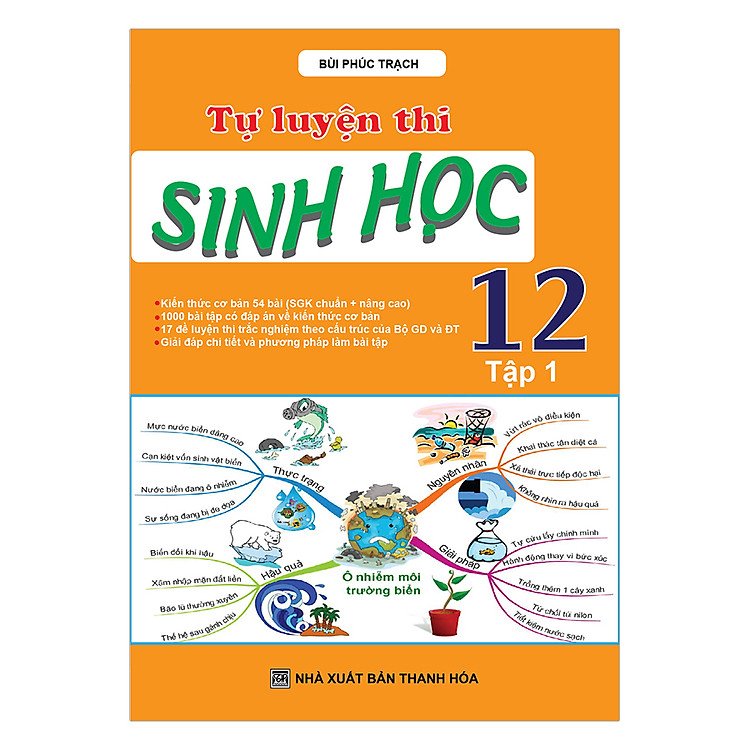 Sách Tự Luyện Thi Sinh Học Lớp 12 - Tập 1