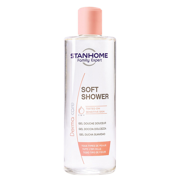 Sữa Tắm Hàng Ngày Không Xà Phòng, PH Sinh Lý Cho Cả Gia Đình Stanhome Soft Shower 400ml - 33012