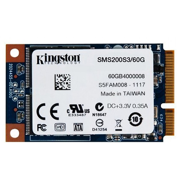 Ổ Cứng SSD Kingston Ms200 SATA III SMS200S3/60G - 60GB - Hàng Chính Hãng