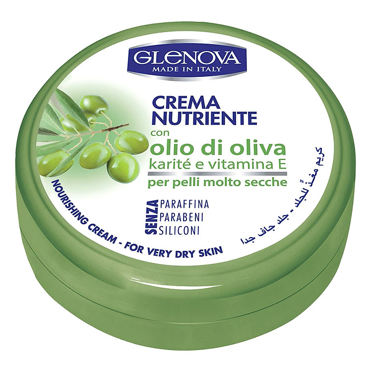 Kem Dưỡng Da Toàn Thân Dầu Olive, Shea Butter, Vitamin E Cho Da Rất Khô Glenova LA-CO-GLE20767 (120ml)