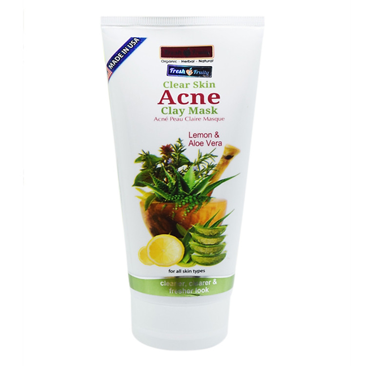Mặt Nạ Đất Sét Dành Cho Da Mụn Fresh&Fruity Clear Skin Acne Clay Mask (150ml)