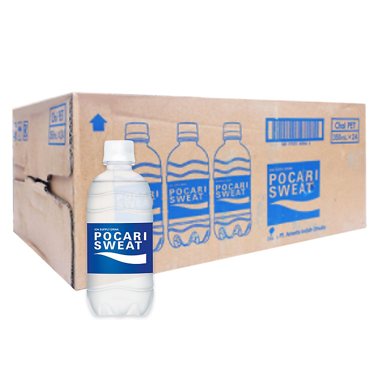 Thùng 24 Chai Thức Uống Bổ Sung ION Pocari Sweat (350ml / Chai)