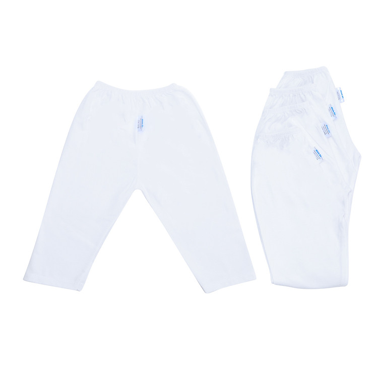 Combo 5 Quần Dài Trắng MihaBaby QD01