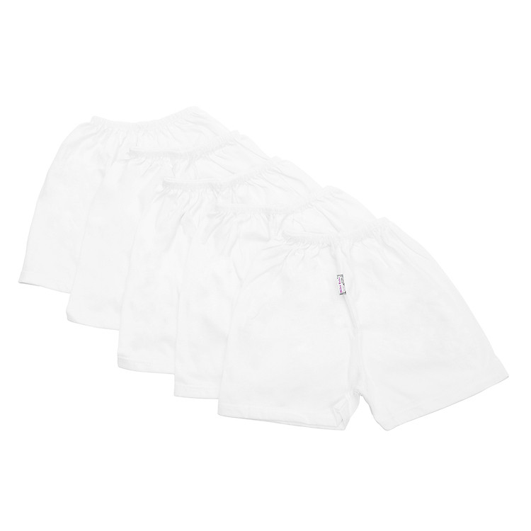 Combo 5 Quần Ngắn MihaBaby QN03 – Trắng