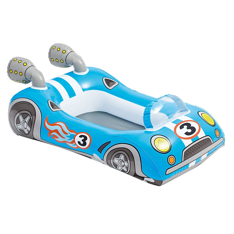 Phao Ngồi Intex Cho Bé Từ 3-8 Tuổi Hình Ô Tô 59380 (107 x 69cm)