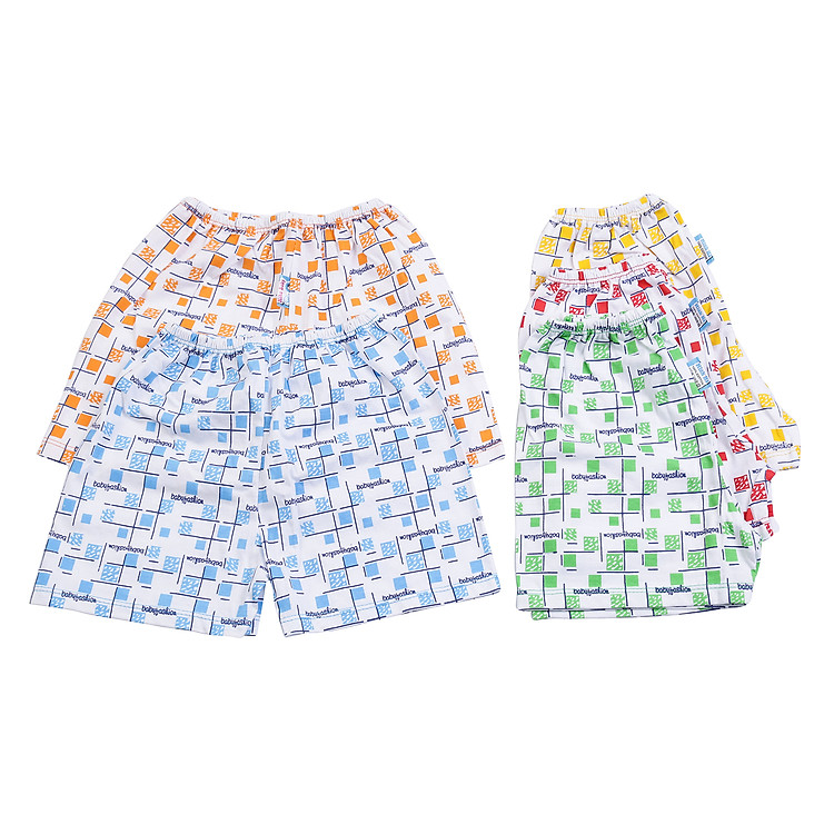 Combo 5 Quần Ngắn Sọc MihaBaby QN09