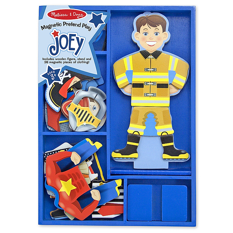 Đồ Chơi Gỗ Búp Bê Nam Châm Melissa & Doug - Trang Phục Của Joey - MB3550