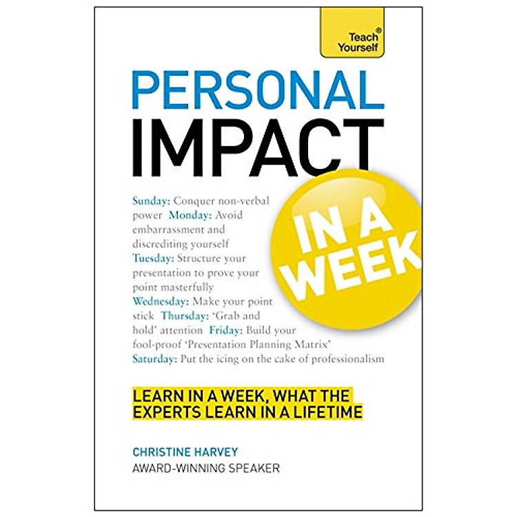 Sách Personal Impact At Work In A Week