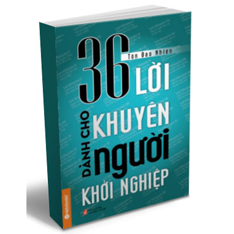 Sách 36 Lời Khuyên Dành Cho Người Khởi Nghiệp