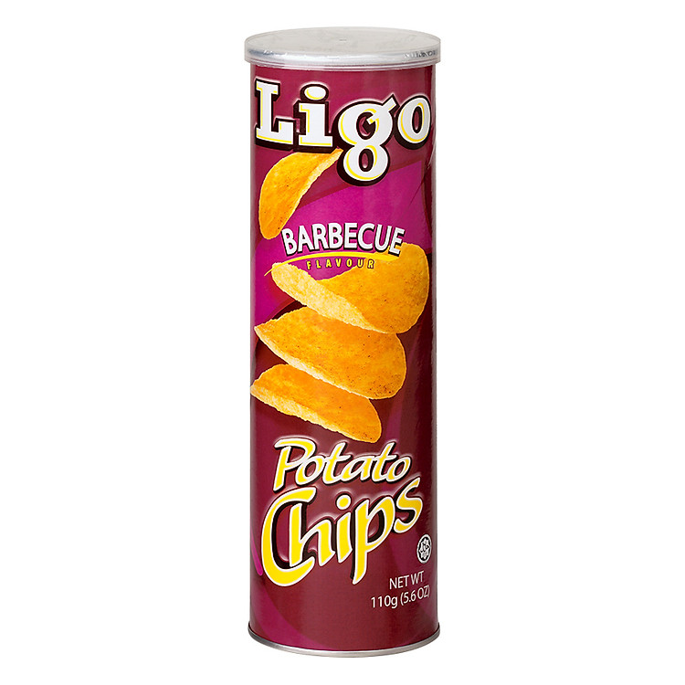 Bánh Snack Khoai Tây Vị Thịt Nướng Ligo (110g)
