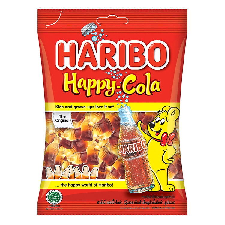 Kẹo Dẻo Haribo Happy Cola (160g)