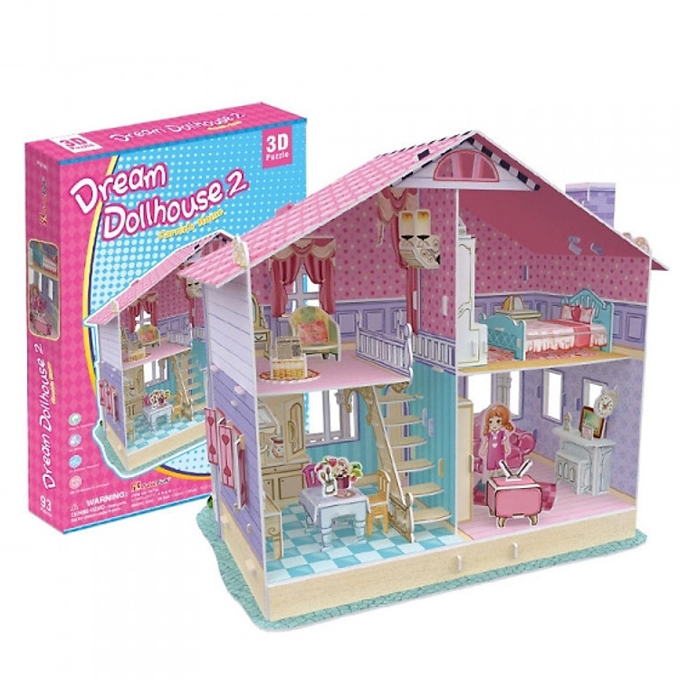 Mô Hình Giấy Cubic Fun - Dream House 2 Ngôi Nhà Mơ Ước Của Carrie P679H