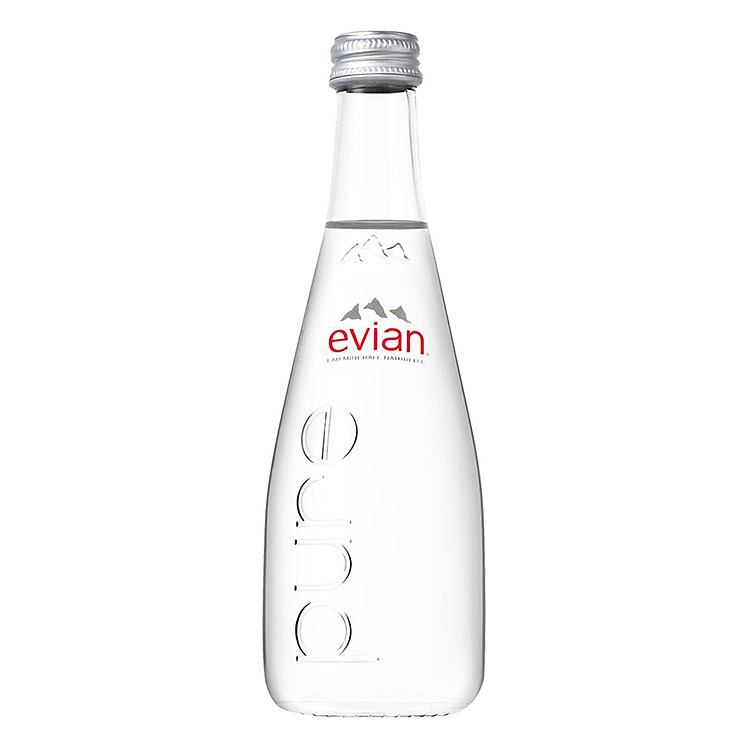 Nước Khoáng Evian Chai Thủy Tinh (330ml)