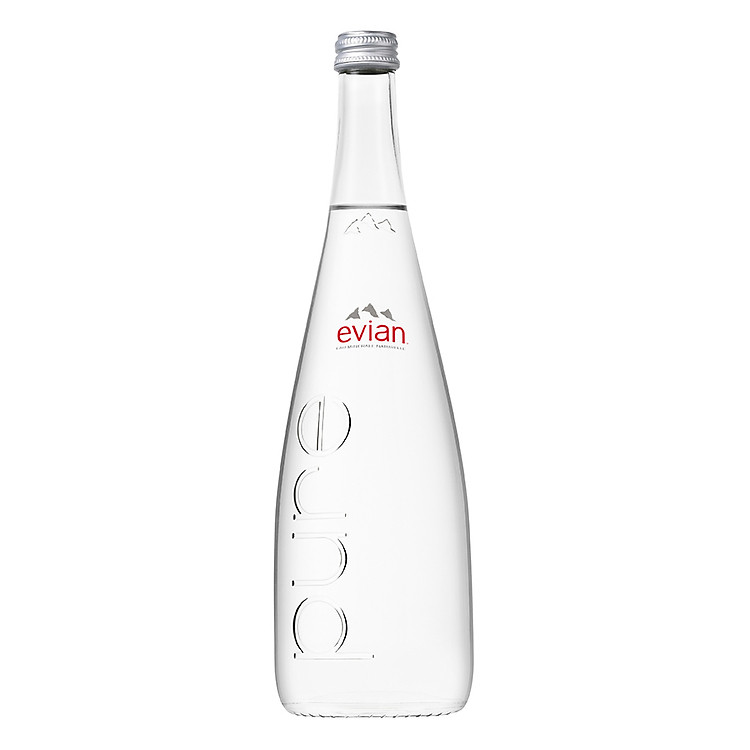 Nước Khoáng Evian Chai Thủy Tinh (750ml)