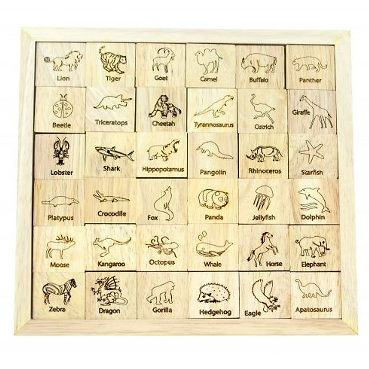 Đồ Chơi Gỗ Tottosi 36 Ô Chữ Kỳ Diệu 501004