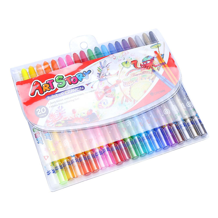 Sáp Vặn Crown 20 Màu - TP-2000