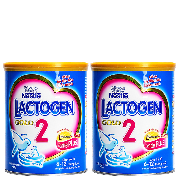 Combo 2 Hộp Sữa Nestle Lactogen Gold 2 (900g)