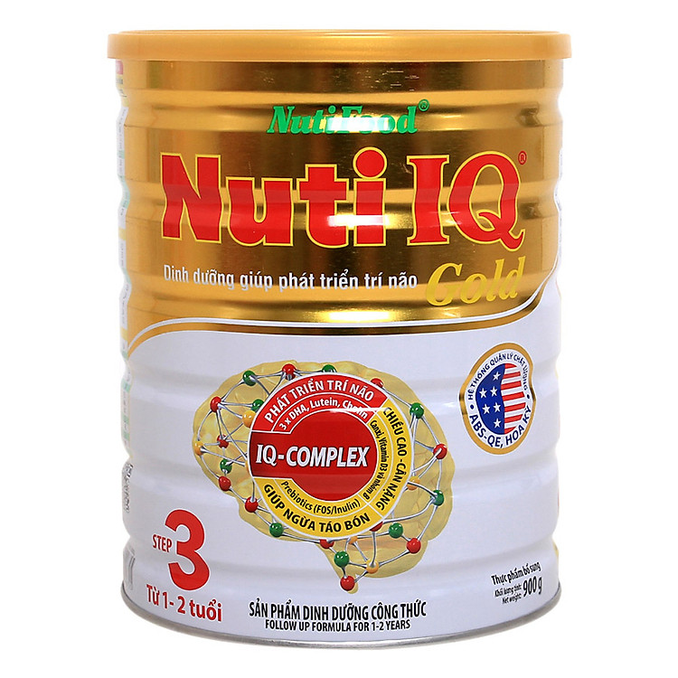 Sữa Bột Nuti IQ Gold Step 3 (900g)