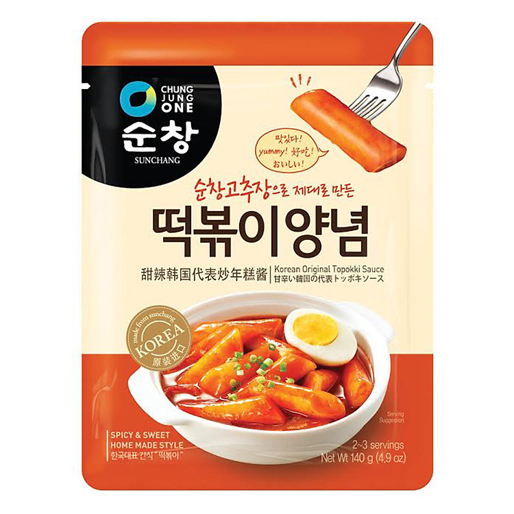 Xốt Topokki Cho Bánh Gạo Miwon (140g)