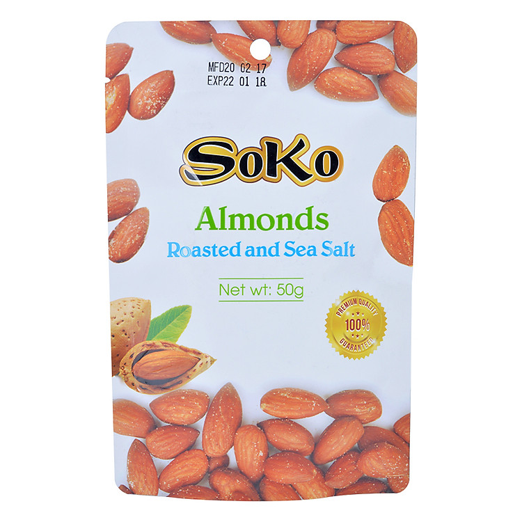 Hạnh Nhân Muối Soko (50g)