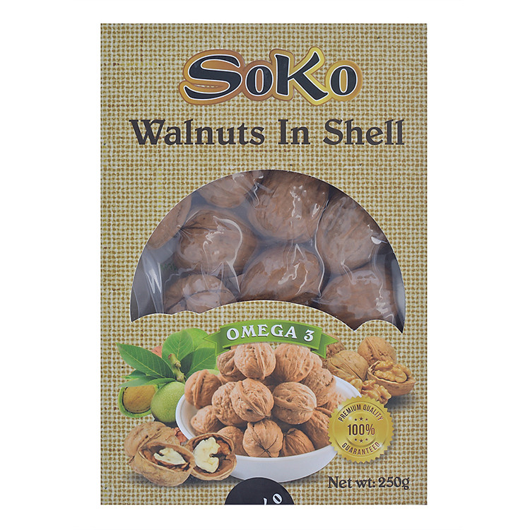 Óc Chó Nguyên Vỏ Hartley Soko (250g)