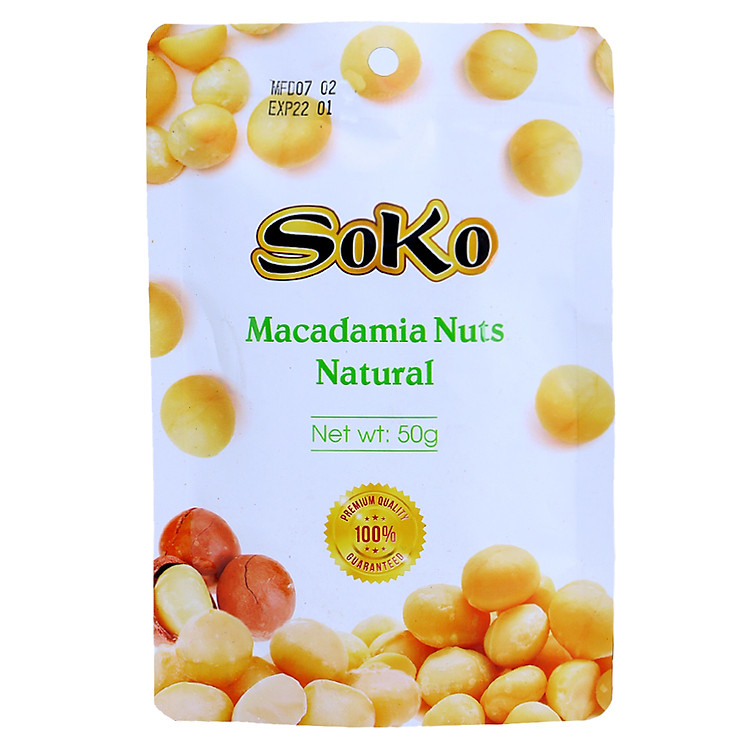 Nhân Hạt Mắc Ca Soko (50g)