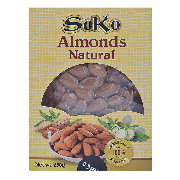 Hạnh Nhân Thiên Nhiên Soko (250g)