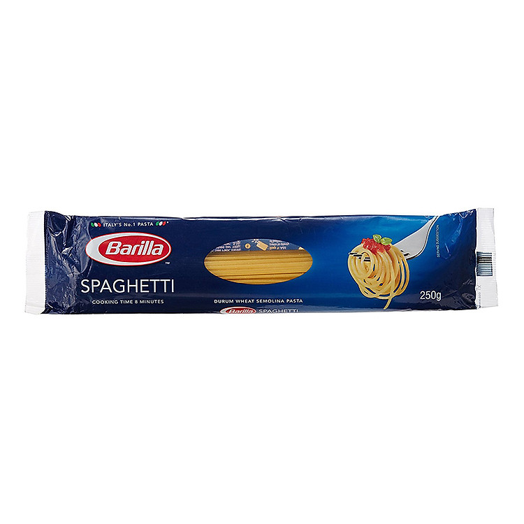 Mì Barilla Sợi Hình Ống Sợi Vừa Số 5 Spaghetti (250g)