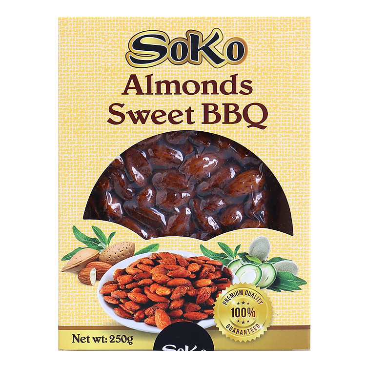 Hạnh Nhân BBQ Soko (250g)