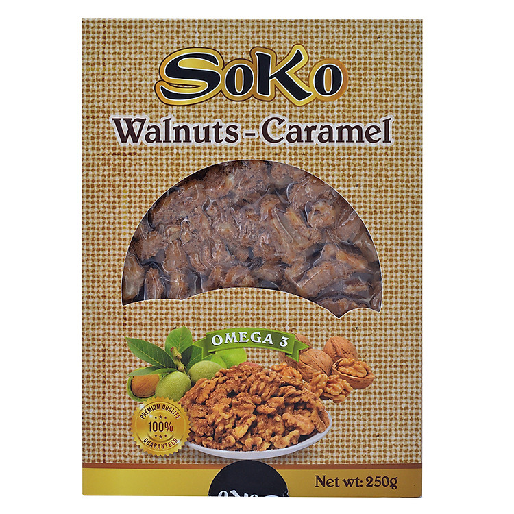 Nhân Óc Chó Caramel Soko (250g)