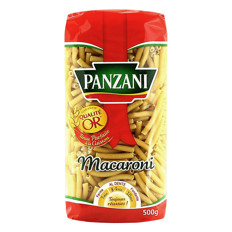 Nui Ống Thẳng Nhỏ Macaroni Panzani (500g)