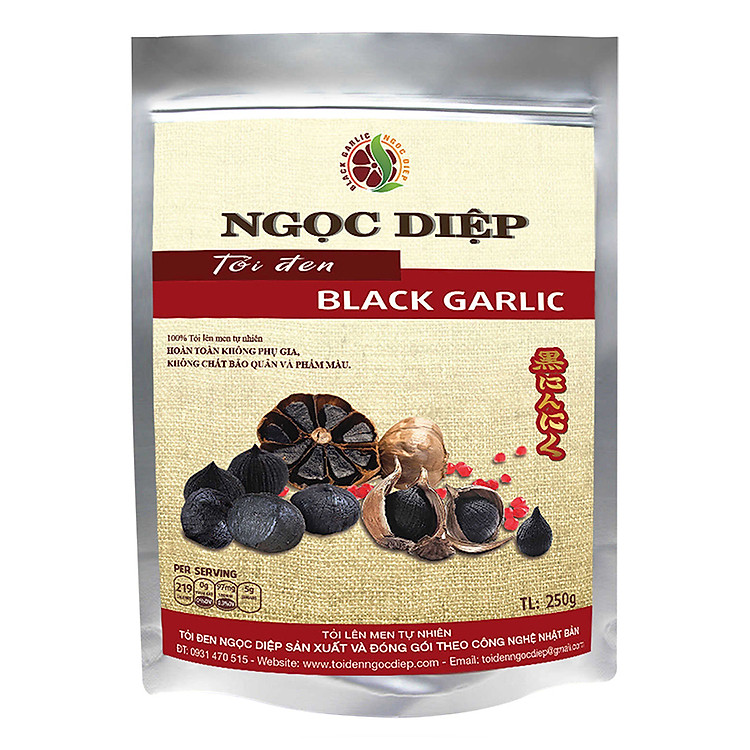 Tỏi Đen Cô Đơn Lý Sơn Ngọc Diệp ND 05 (250g)