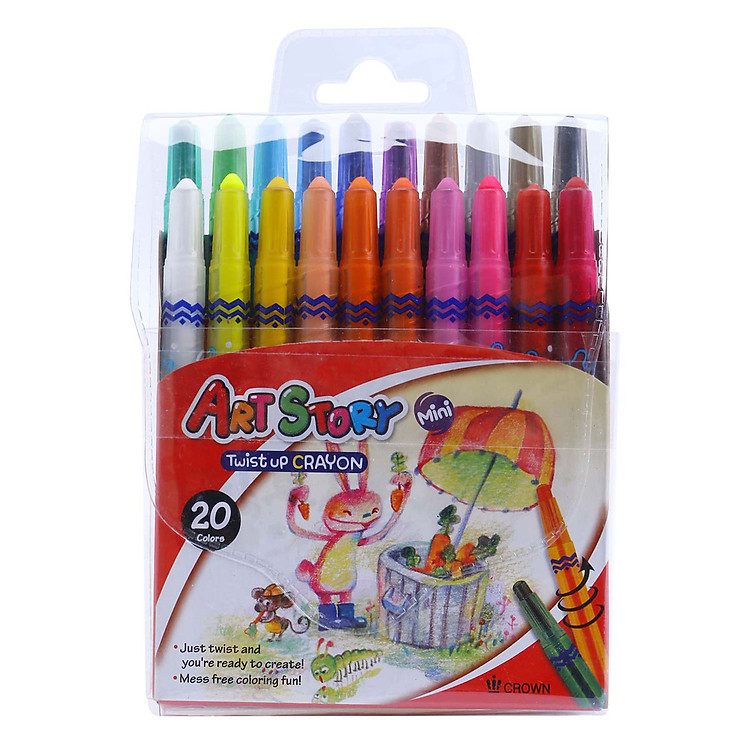 Sáp Vặn Mini Crown 20 Màu - TP-2000 MP