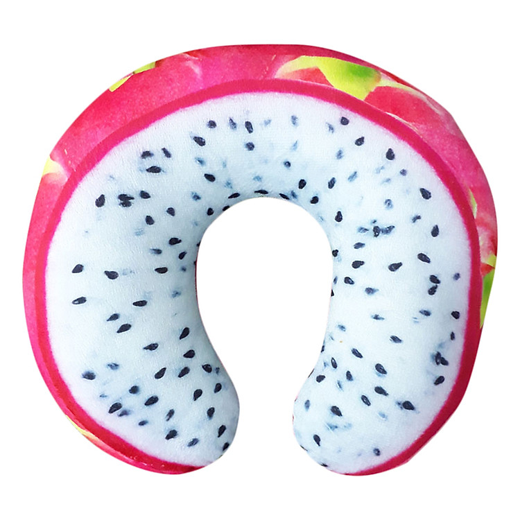 Gối Nhung Kê Cổ Hình Thanh Long Fuvibaby (32 x 30 cm) - Trắng