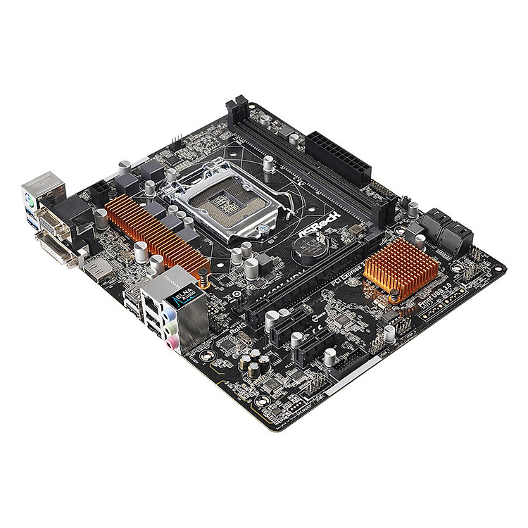 Bo Mạch Chủ Mainboard ASRock H110M-HDV R3.0 - Hàng Chính Hãng