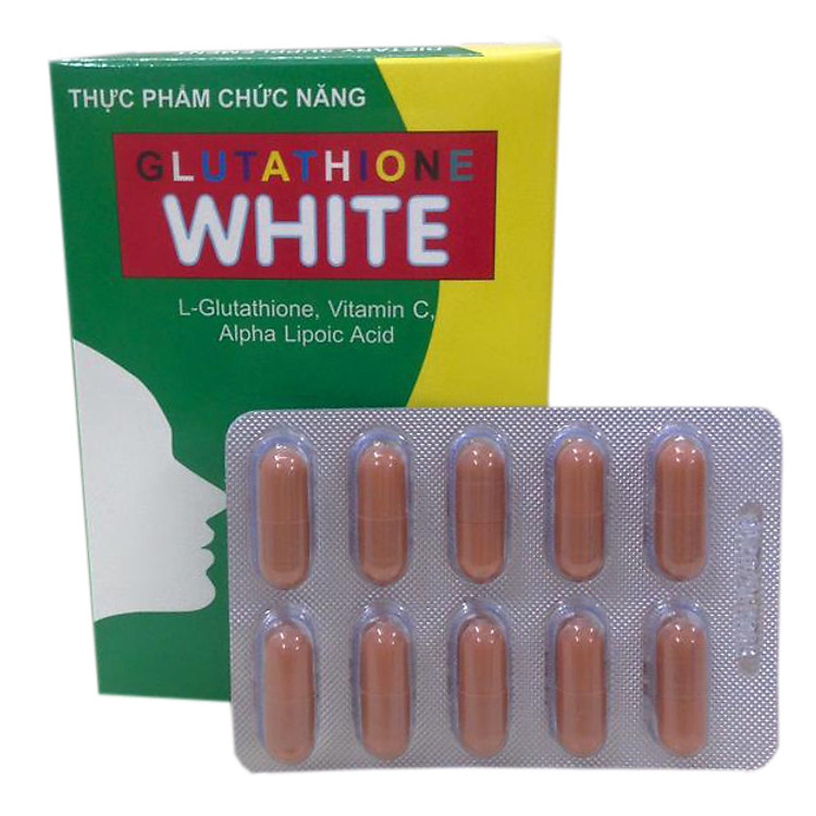 Thực Phẩm Chức Năng Hỗ Trợ Điều Trị Sạm Da, Nám Da, Làm Trắng Da NC Glutathione White - NEW - (60 Viên)