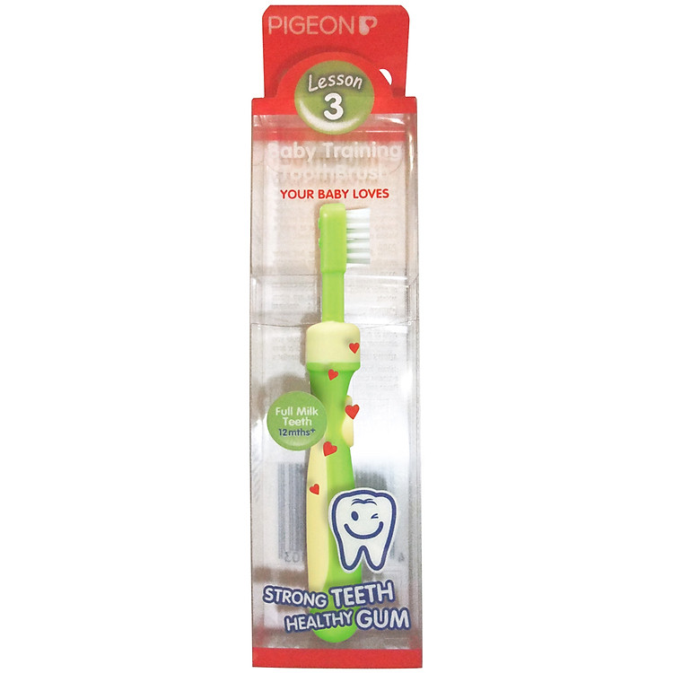 Bàn Chải Đánh Răng Pigeon Bước 3 - Xanh Lá Nhạt